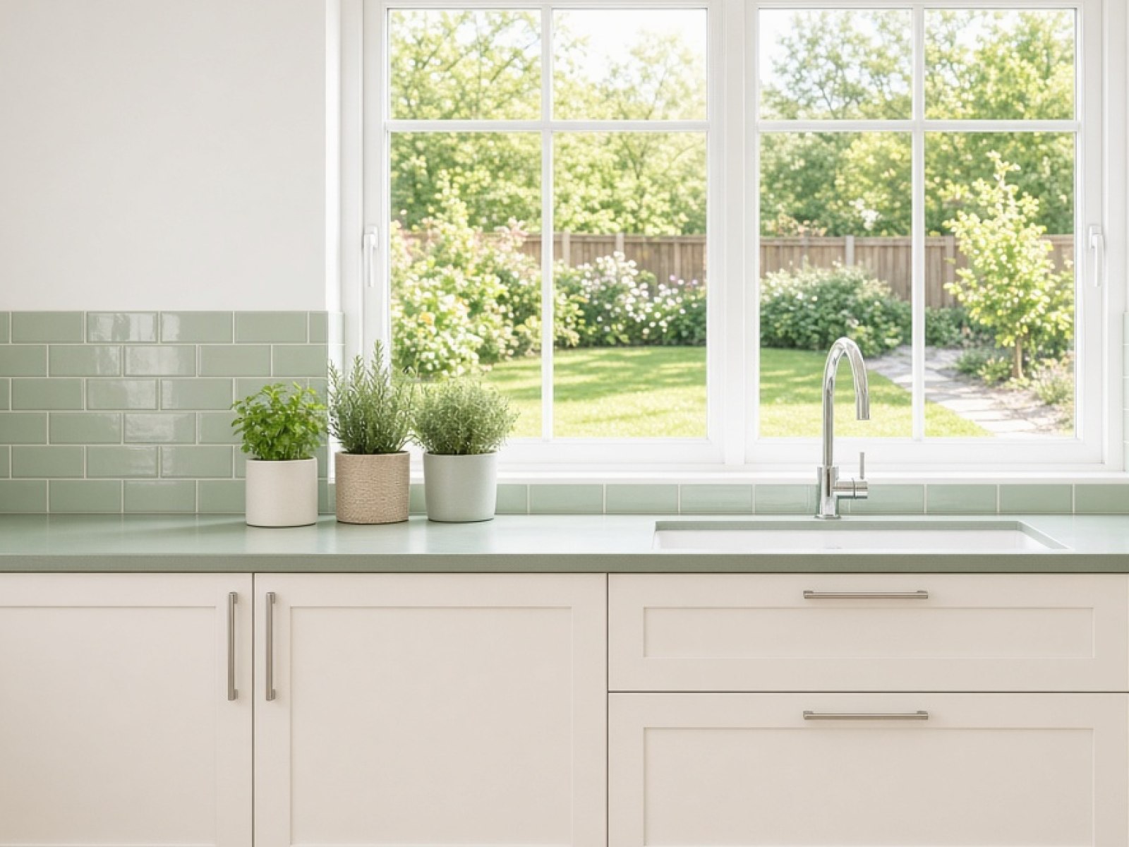Green Kitchen Worktops